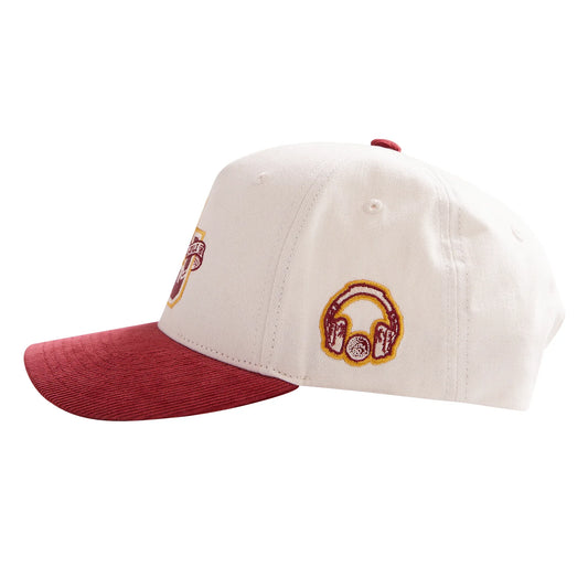 Golf SJ Letterman Unisex Snapback Hat Ivory O/S - GOLF LEAGUE