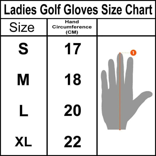 MRX Women's Golf Gloves Left & Right Hand Cabretta Leather Golfer Glove - GOLF LEAGUE