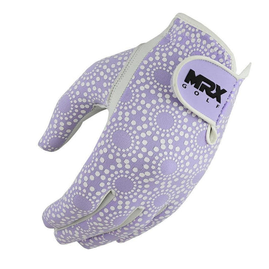 New Women Golf Gloves Cabretta Leather Purple - GOLF LEAGUE