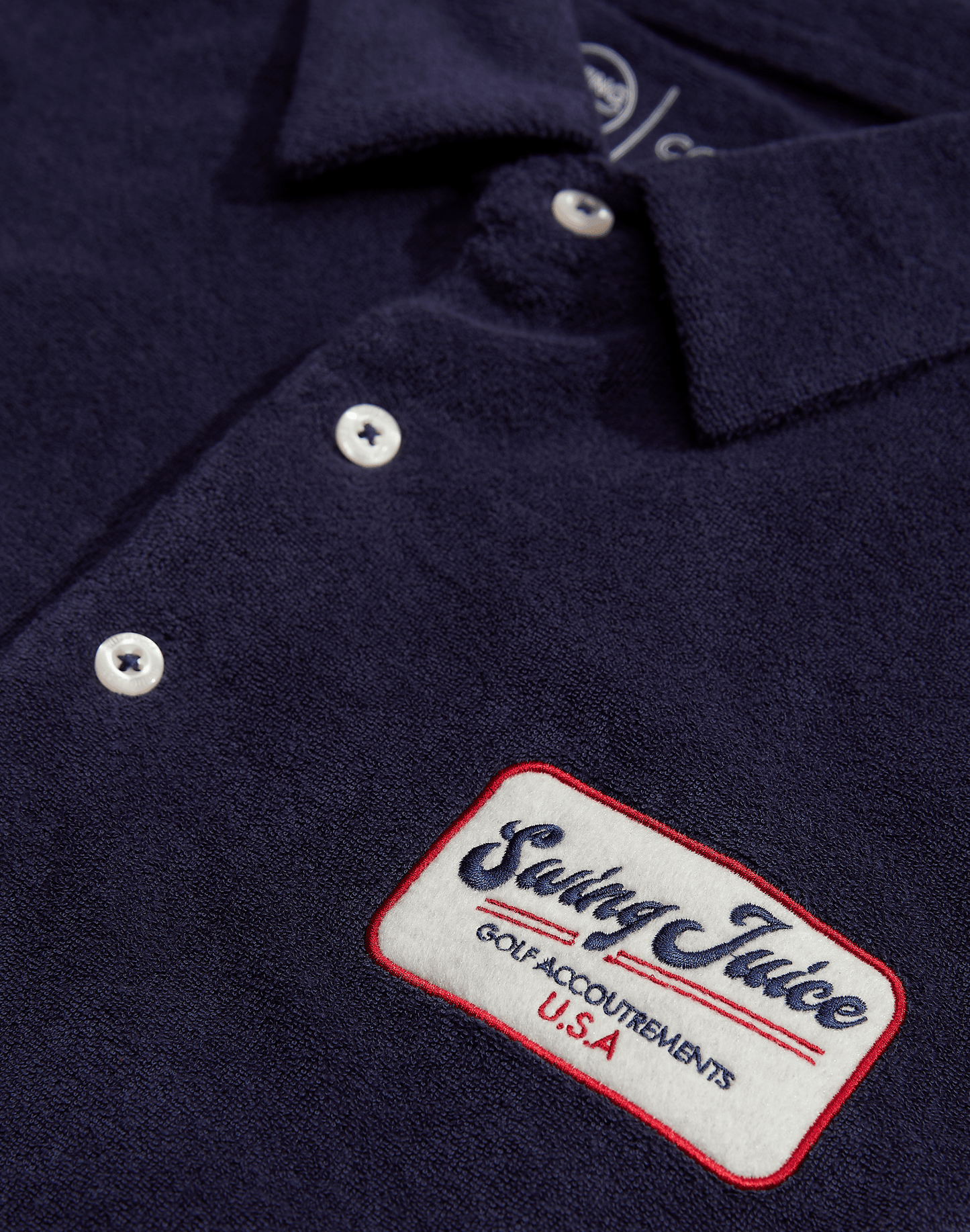 Golf Accoutrements Men's Terry Cloth Polo