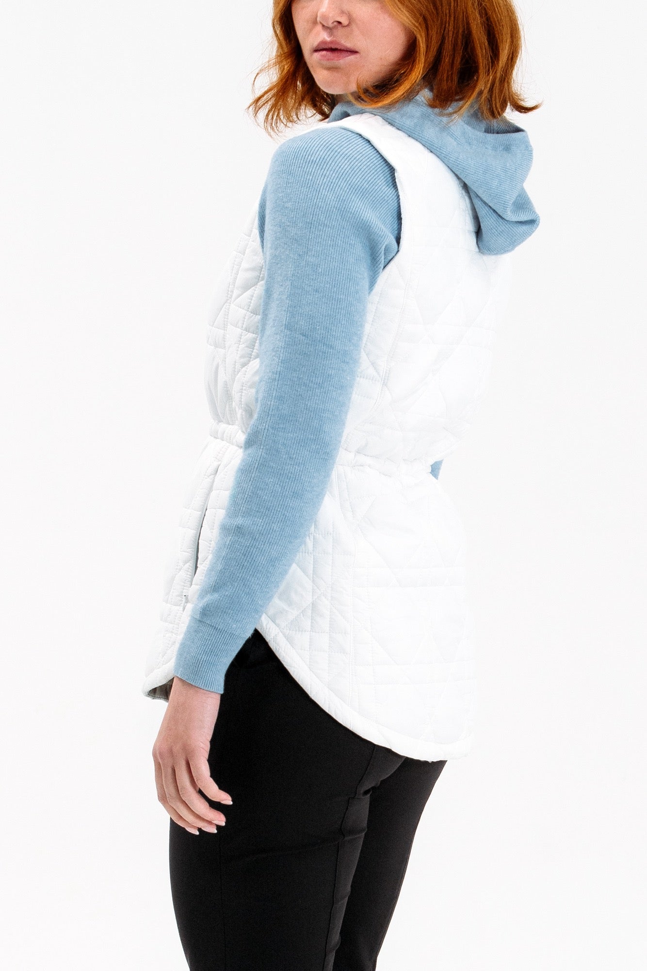 Longline Quilted Vest