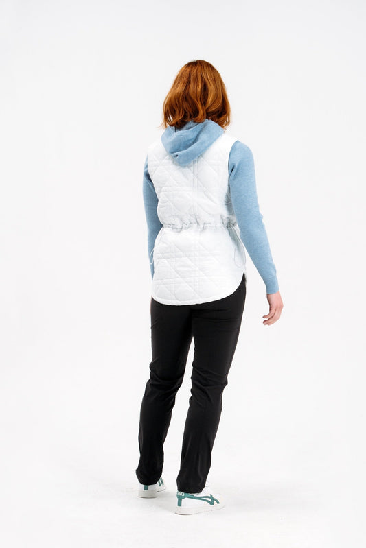 Longline Quilted Vest
