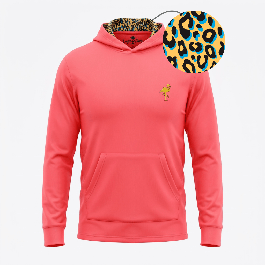 Neon Leopard Performance Hoodie | Lightweight Unisex Moisture-Wicking Athletic Hoodie