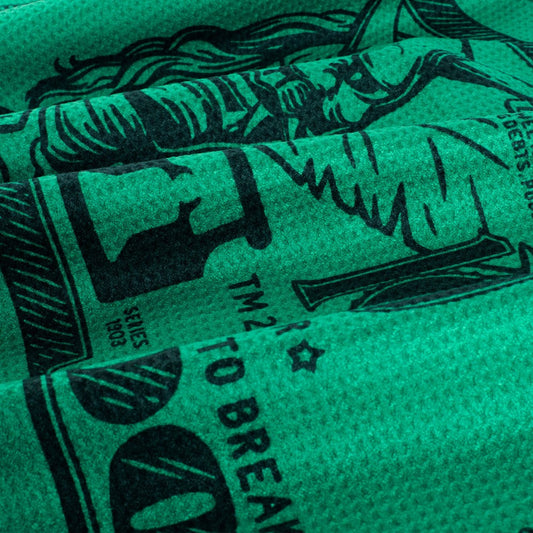 Skull Note Utility Towel (Green)