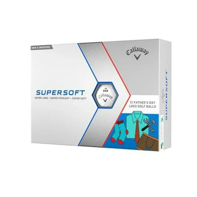 Callaway Supersoft 2024 Golf Balls (Father's Day Logos, 12pk) - GOLF LEAGUE