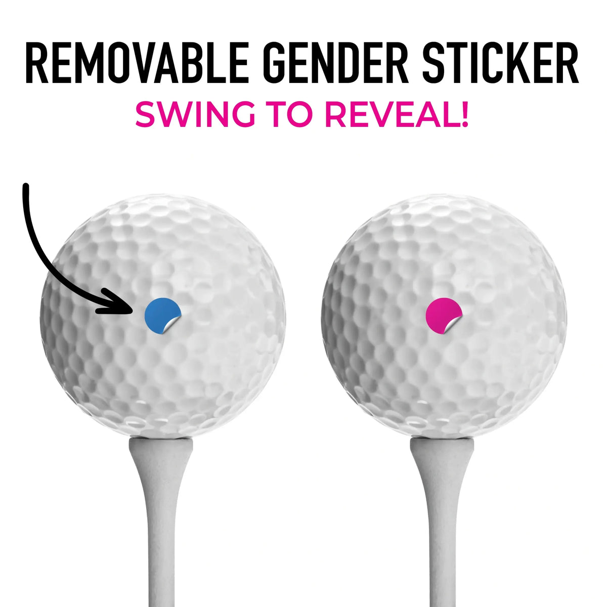 Gender Reveal Golf Balls