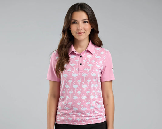 NEW Flamingo Women's Polo - GOLF LEAGUE