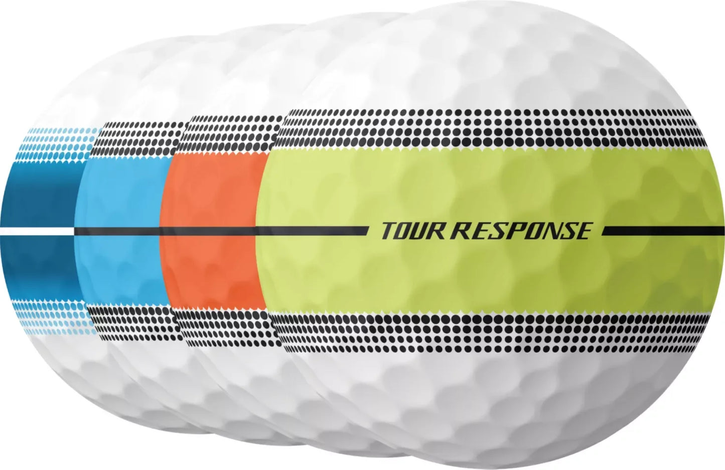 TaylorMade 2025 Tour Response Multicolor Golf Balls - GOLF LEAGUE