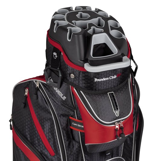 Founders Club Bomb Men's Golf Club Set with 14 Way Organizer Golf Red Bag Right Hand - GOLF LEAGUE