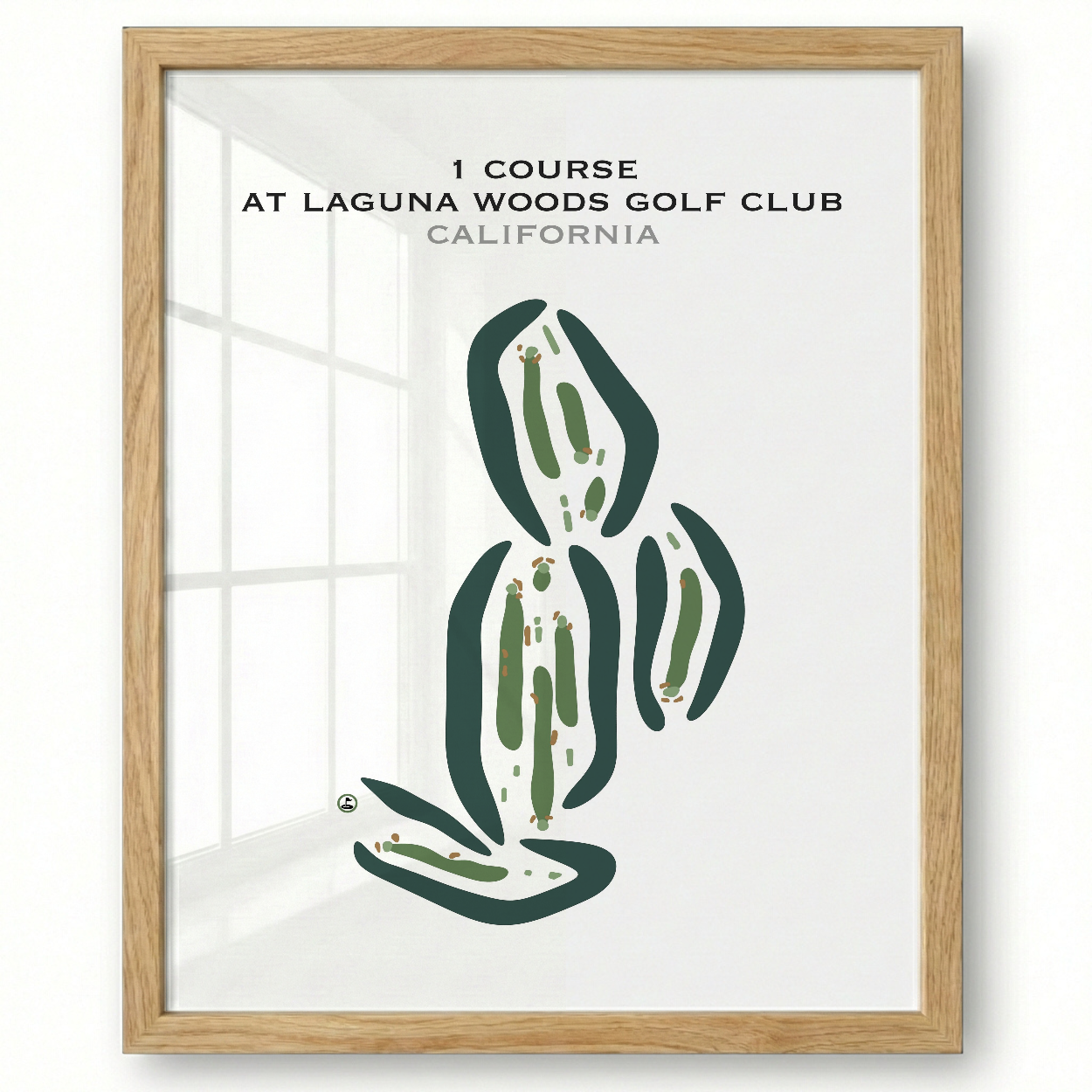 1 Course at Laguna Woods Golf Club, California - Printed Golf Courses