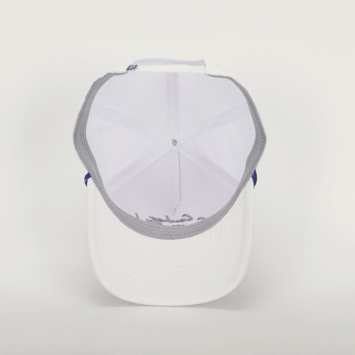 Cursive Roped Hat White