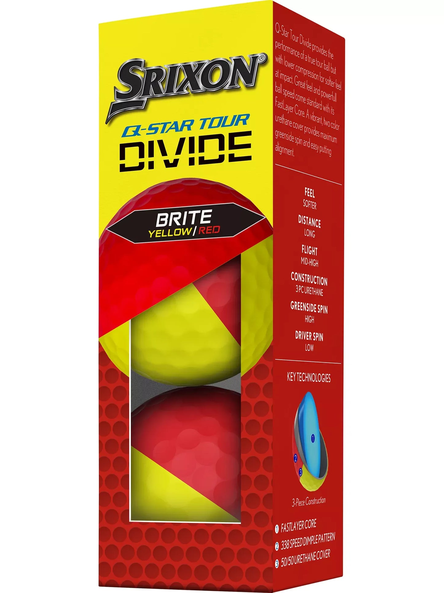 Srixon 2024 Q-STAR Tour Divide 2 Golf Balls - GOLF LEAGUE