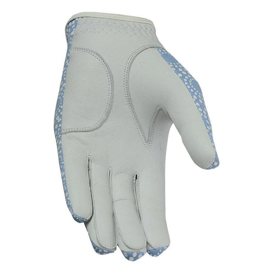 New Women's Golf Gloves Left Hand Cabretta Leather Sky Blue - GOLF LEAGUE