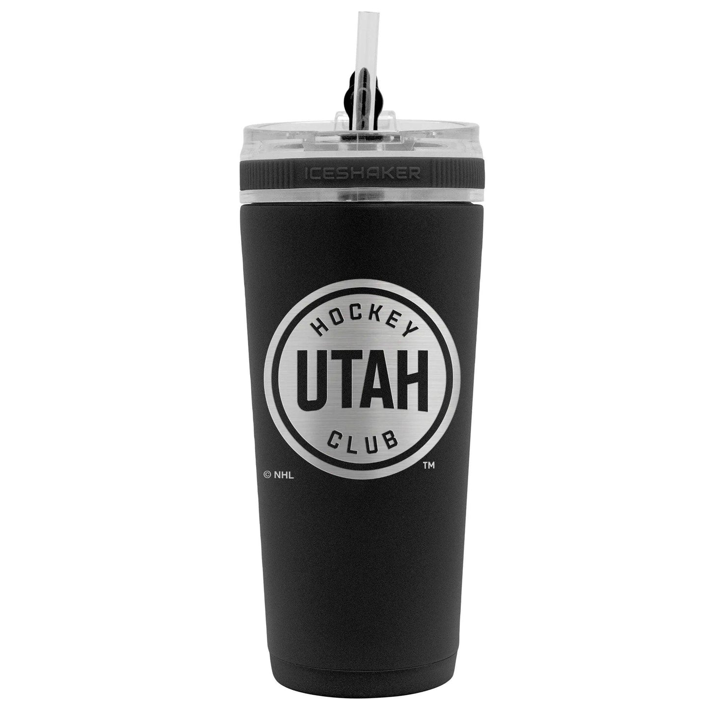 26FLEXBLACK-NHLUTAHHOCKEY-C_UtahHockey26ozFlexBottle_Black_Back - GOLF LEAGUE