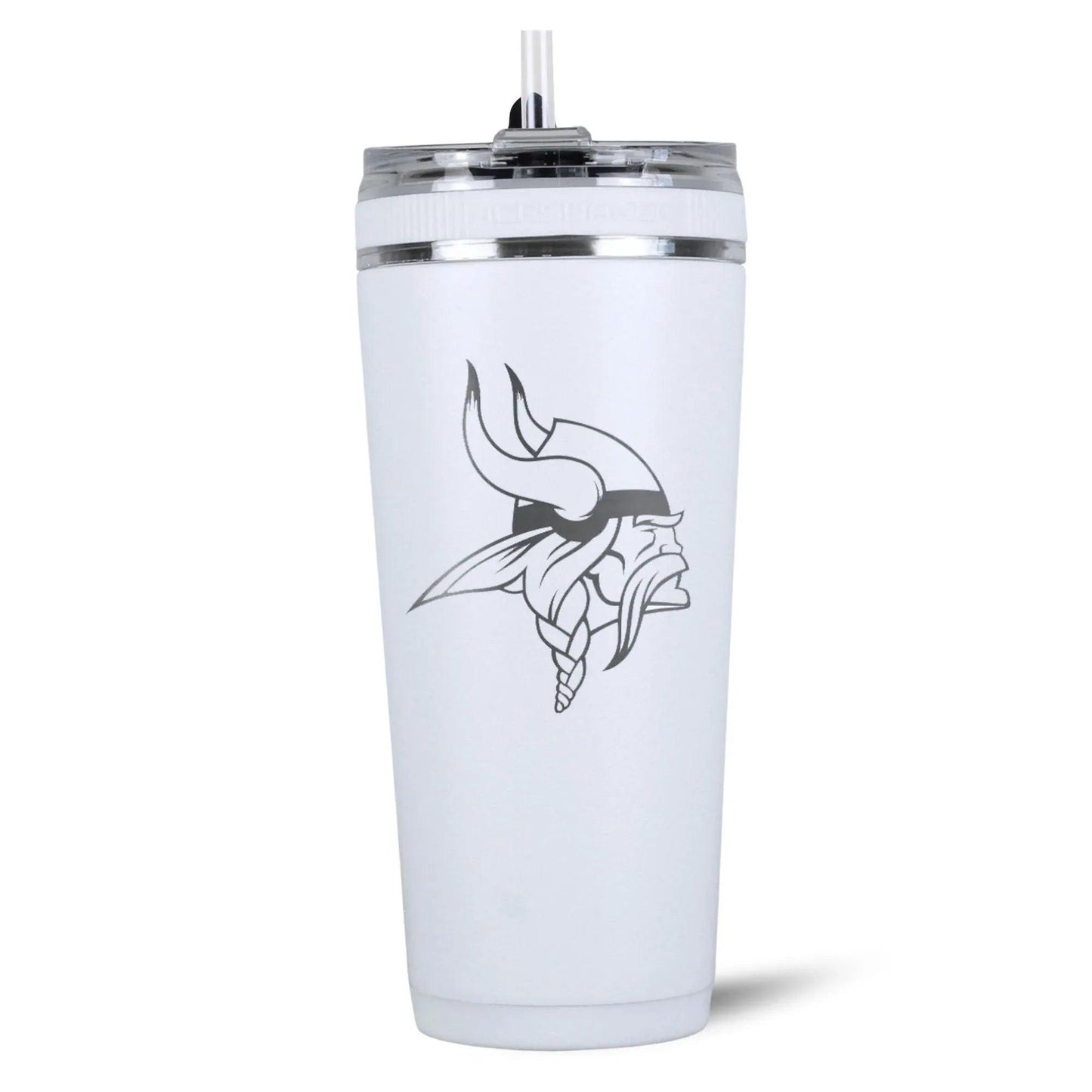 26FlexWhite-C_NFL_26ozFlexBottle_MinnesotaViking_Back_Shadow - GOLF LEAGUE