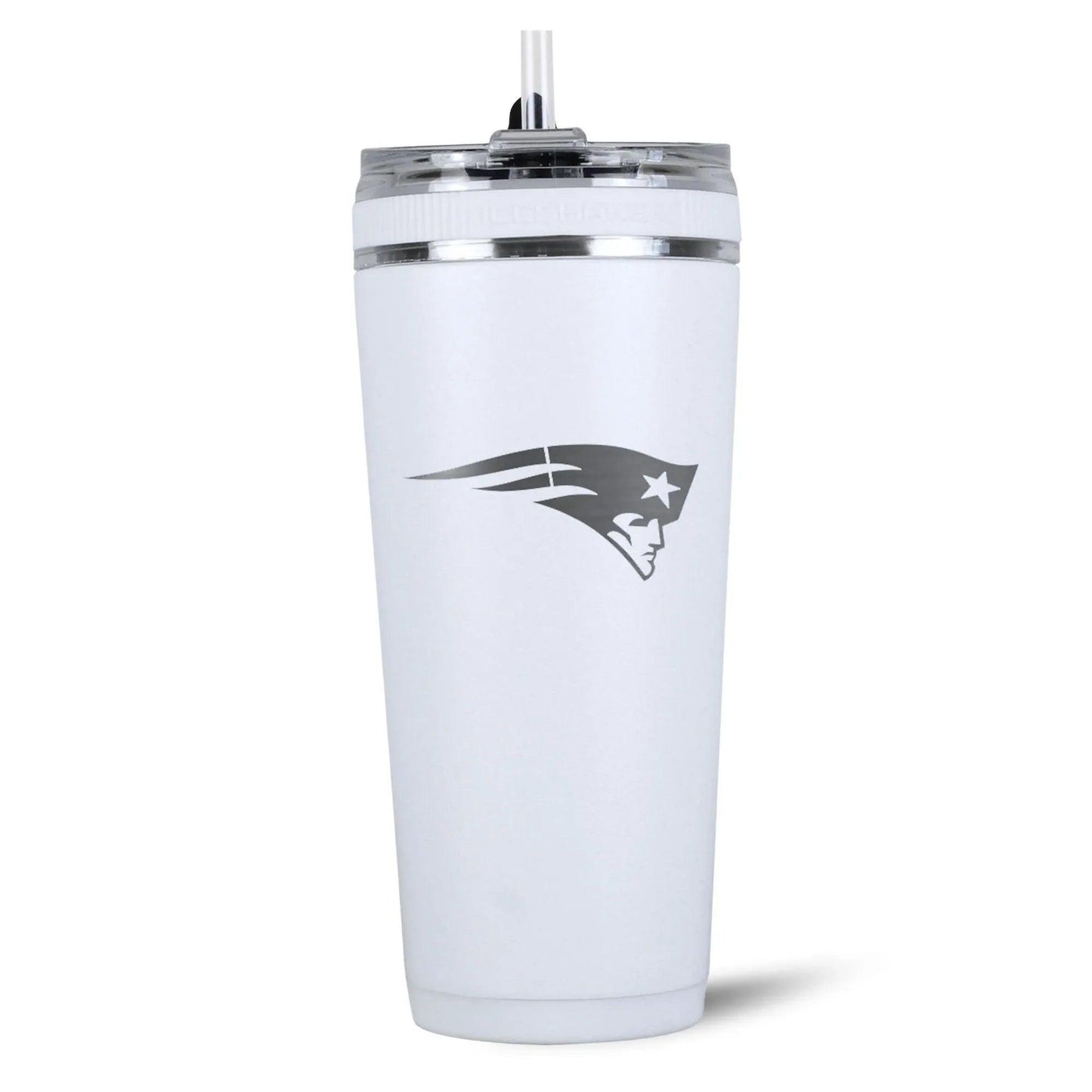 26FlexWhite-C_NFL_26ozFlexBottle_NewEnglandPatriots_Back_Shadow - GOLF LEAGUE