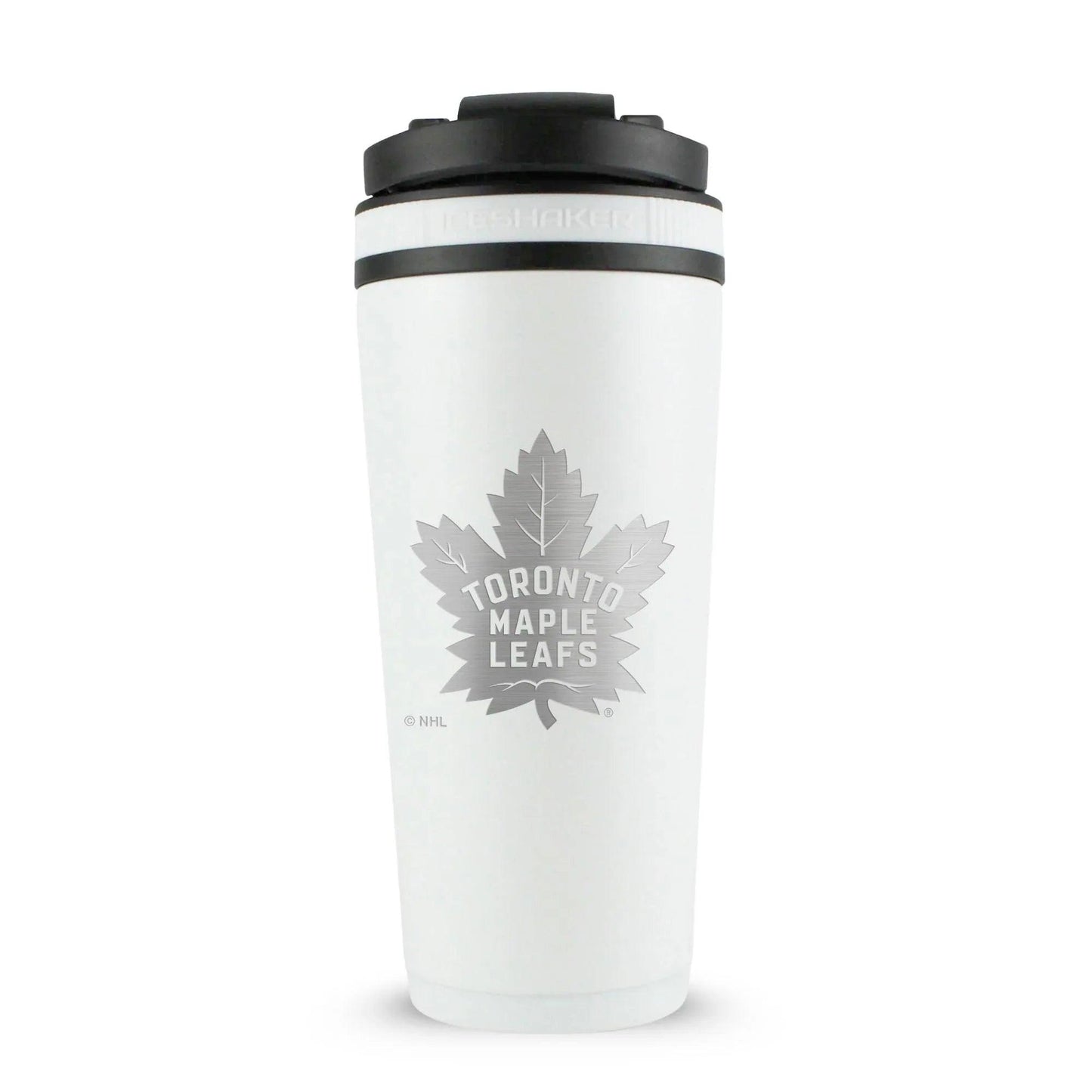 26WHITE-NHLMAPLELEAFS-C_26OZICESHAKER_WHITE_BACK - GOLF LEAGUE