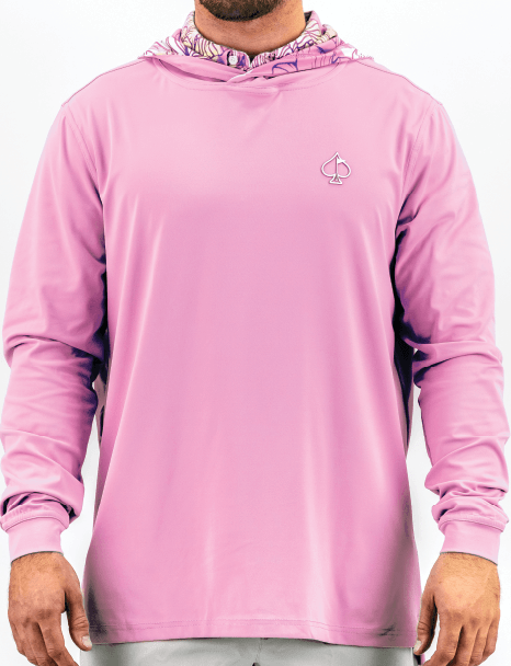 Performance Golf Hoodie - Flamingo Shatter