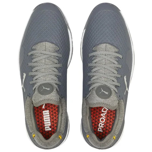 PUMA PROADAPT ALPHACAT Golf Shoes - Quiet Shade/Puma Silver/Yellow Sizzle - GOLF LEAGUE