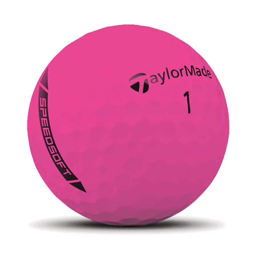 TaylorMade SpeedSoft Pink Golf Balls - GOLF LEAGUE