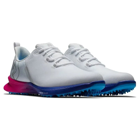 FootJoy Fuel Sport Golf Shoes - White/Pink 55455 - GOLF LEAGUE
