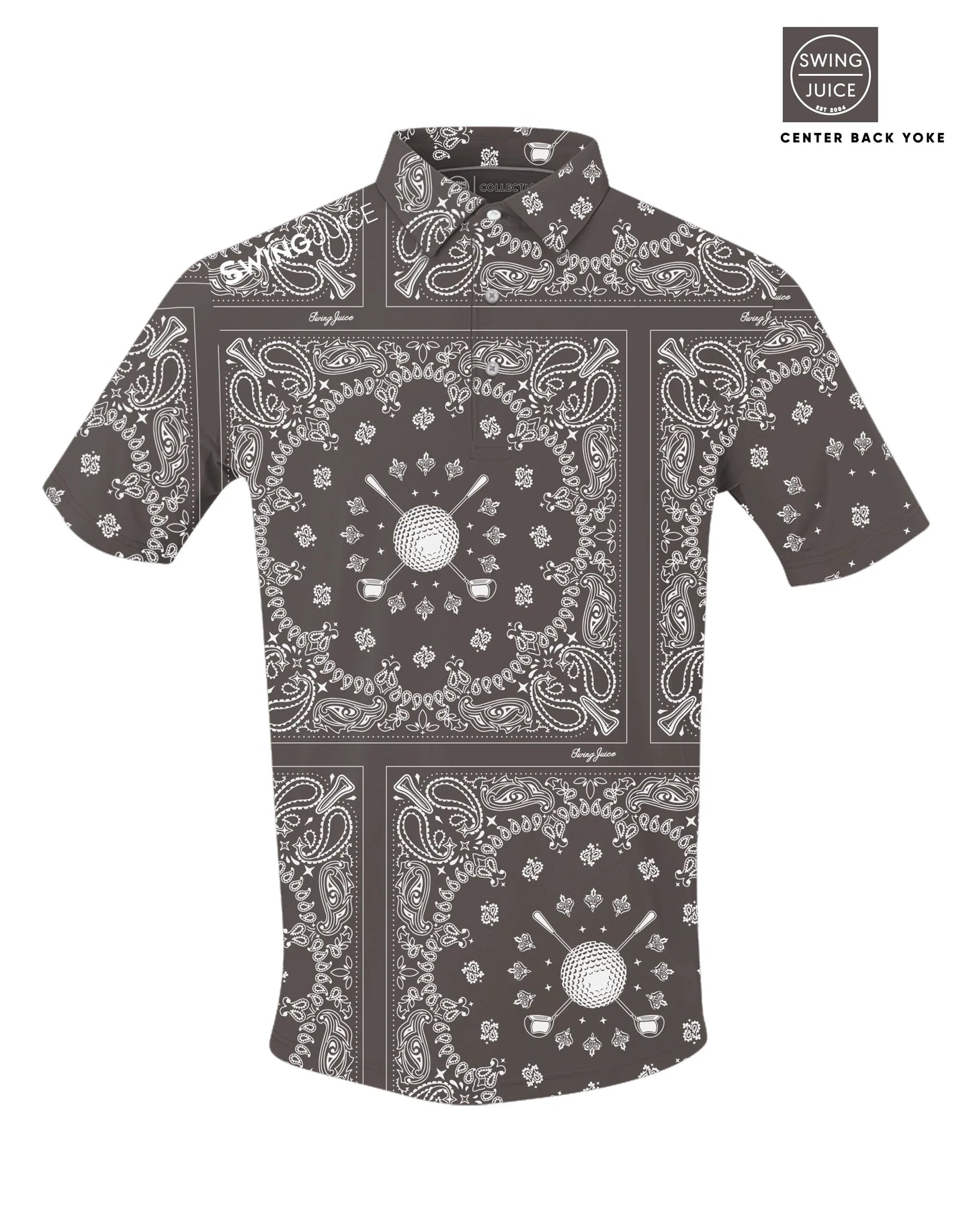 Golf Bandana Men's Polo - GOLF LEAGUE