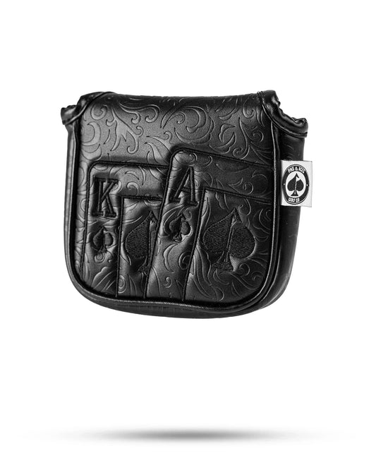 Blackout Ace of Spades - Mallet Putter Cover - GOLF LEAGUE