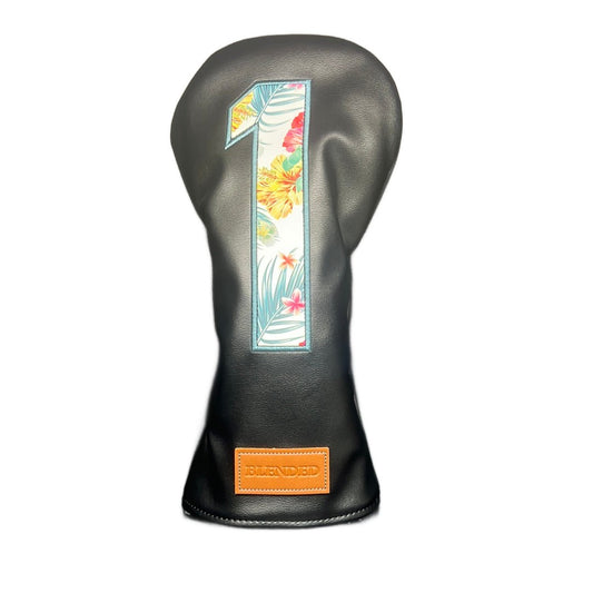 Tropical Floral Print Headcover