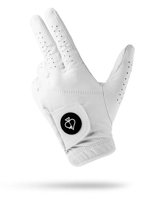 Premium Tour Glove - Ghost White - GOLF LEAGUE