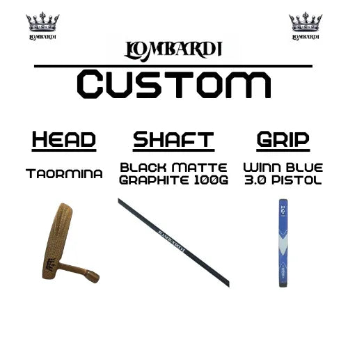 Lombardi Golf Custom Rose Gold Taormina Blade Golf Putter - GOLF LEAGUE