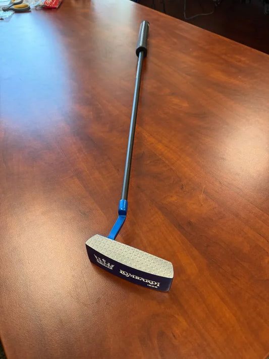 Lombardi Golf Custom Blue 1969 Double Wide Blade Left Hand Golf Putter - GOLF LEAGUE
