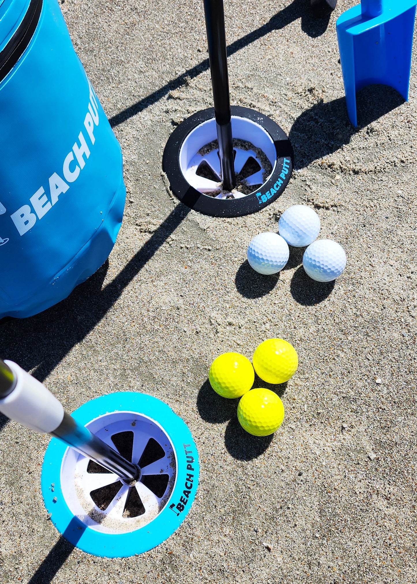 Beach Putt - Beach Golf Game - with (2) Adjustable Beach Putt Putters - ON SALE