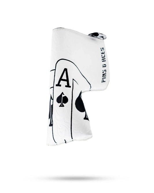 White Out Ace of Spades - Blade Putter Cover