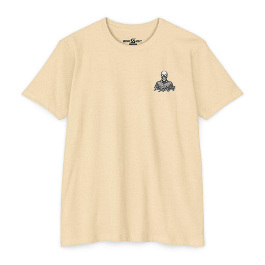 Dead Straight or Die Trying Skull T-Shirt — Iron Sight Graphic