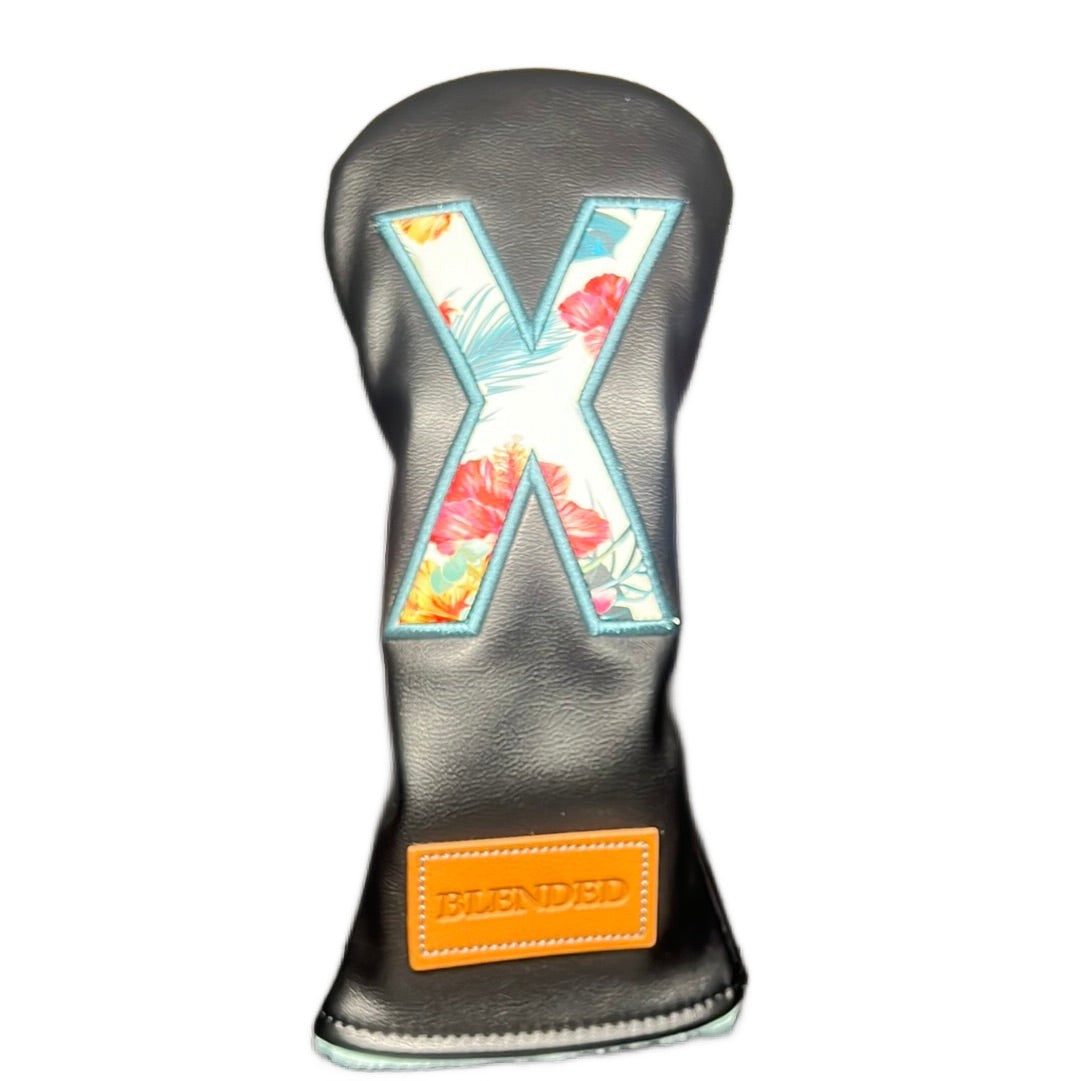 Tropical Floral Print Headcover