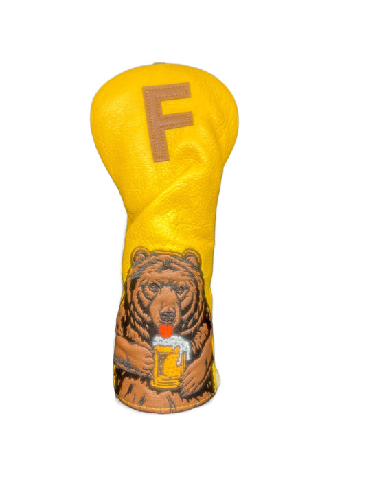 Beer Drinking Bear Headcover