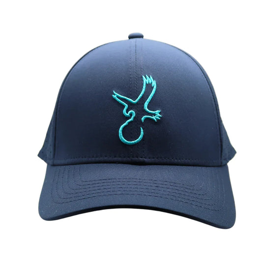 Navy/Teal Eagle Performance Hat - GOLF LEAGUE