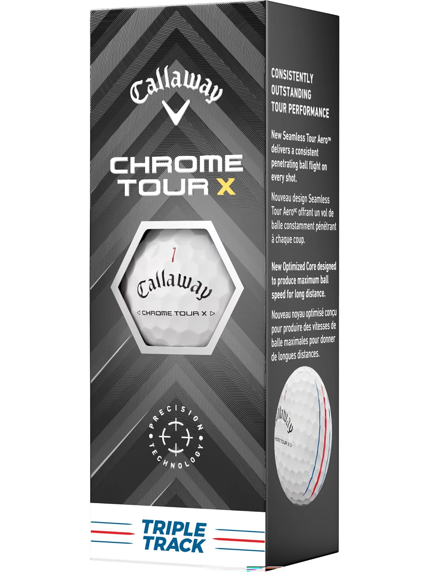 Callaway 2024 Chrome Tour X Triple Track Golf Balls - 4 Dozen