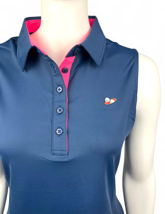 DEEP BLUE WOMEN'S POLO