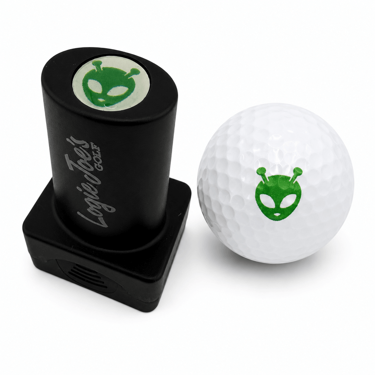Alien Golf Ball Stamp | Quick-Dry Ink Stamper | Easy Ball Identification | Fun Golf Gift