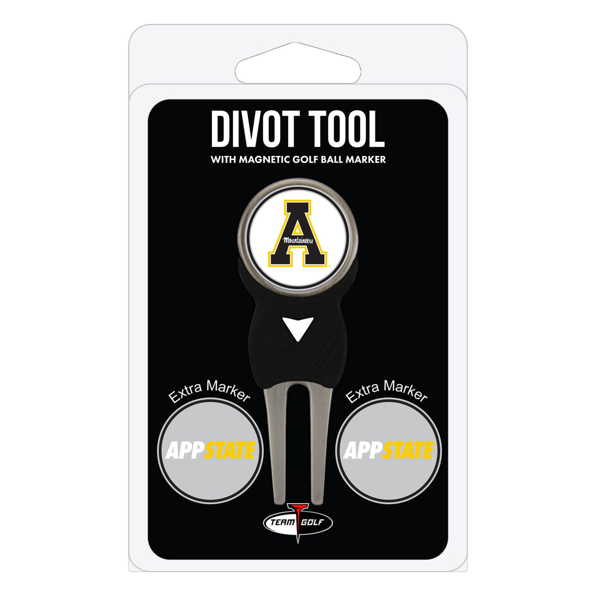 Appalachian State Mountaineers Divot Tool + 3 Ball Markers