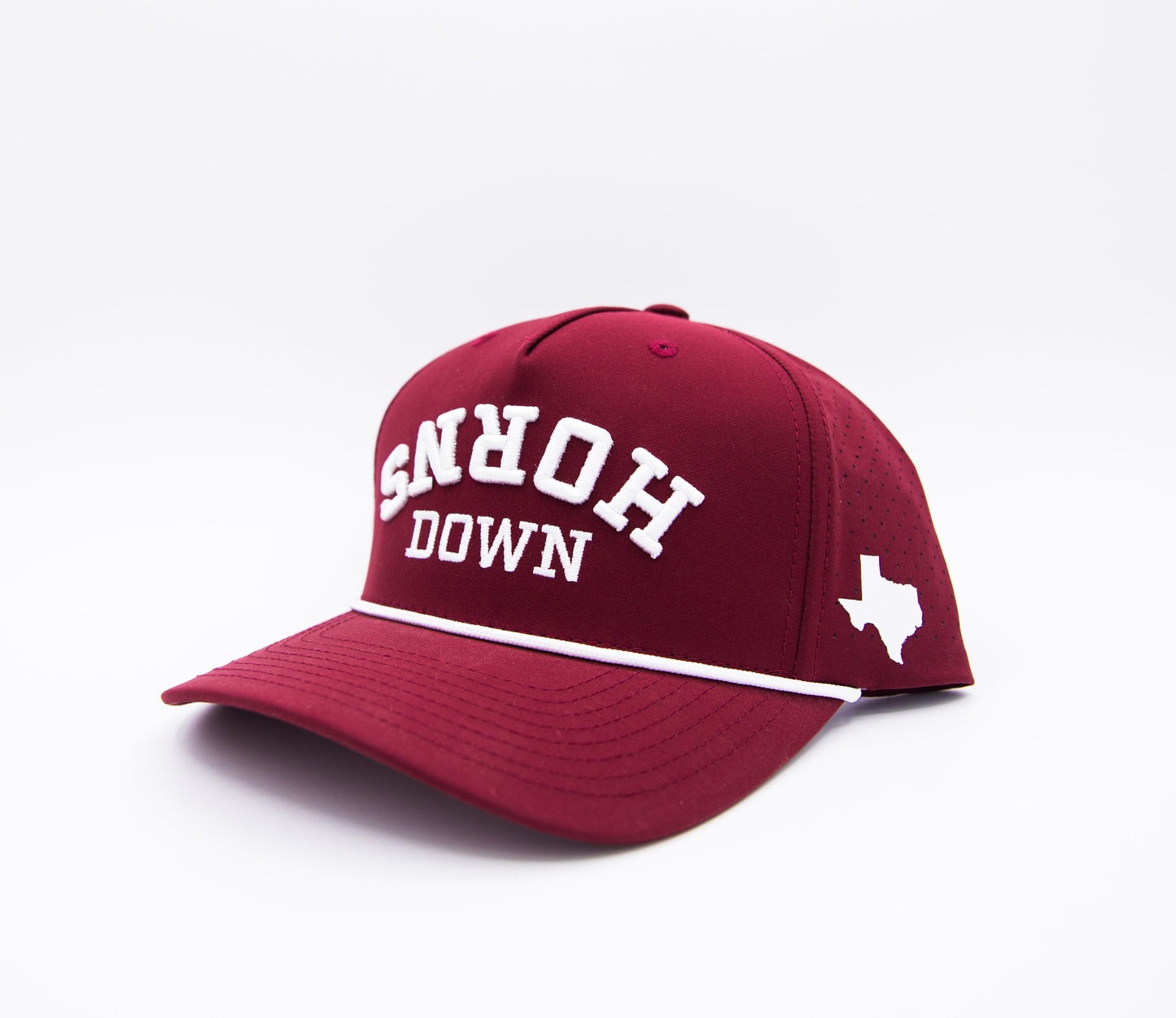 12th Horns Down Maroon