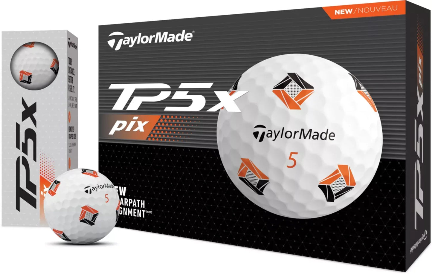 TaylorMade 2024 TP5X pix 3.0 Golf Balls - GOLF LEAGUE