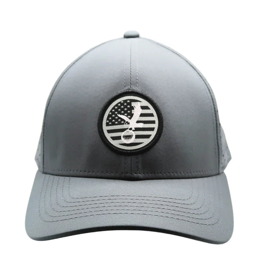 Gray America Performance Hat - GOLF LEAGUE