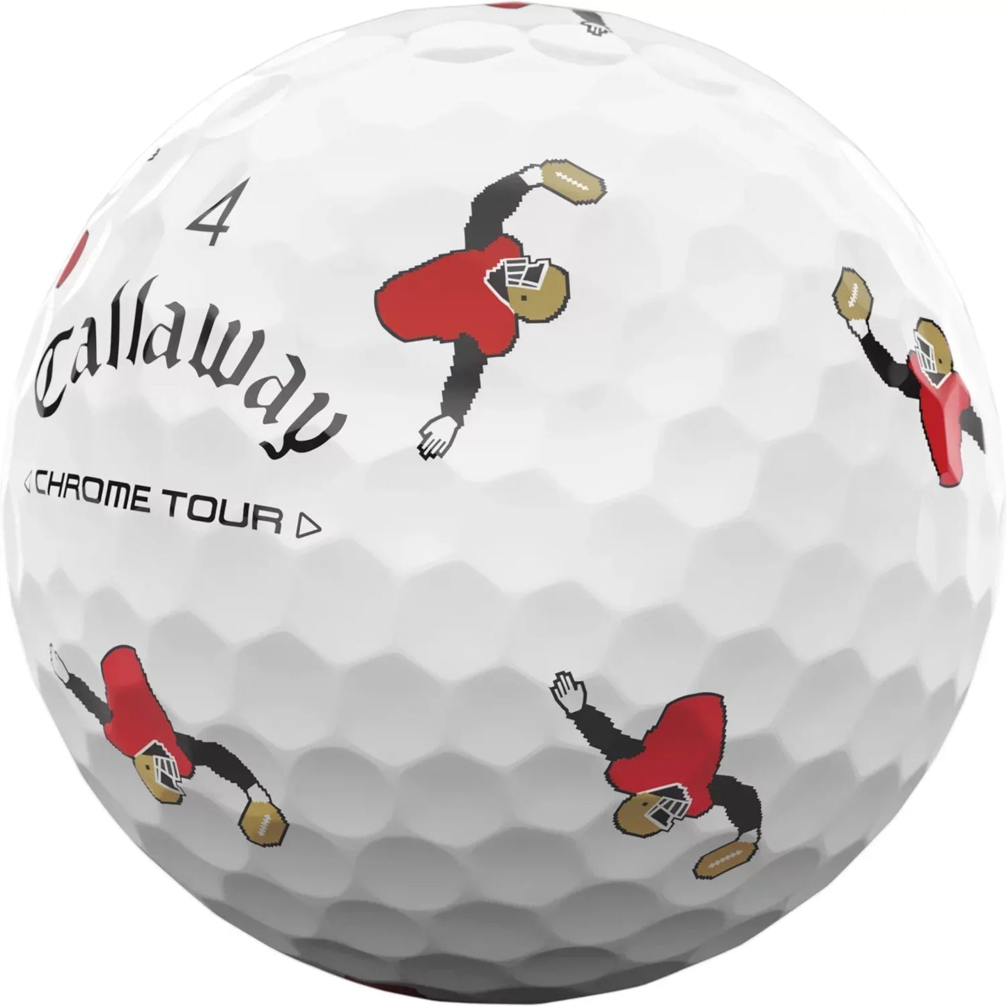 Callaway 2024 Chrome Tour Retro Football Truvis Golf Balls - GOLF LEAGUE