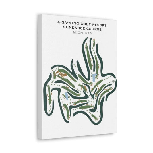 Cherokee Valley Golf Club, Mississippi - Printed Golf Courses