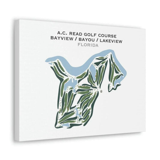 A.C. Read Golf Course Bayview / Bayou / Lakeview, Florida - Printed Golf Courses