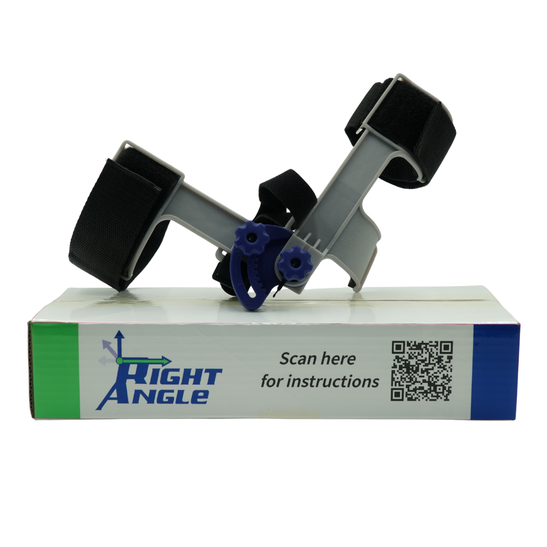 Right Angle V2 Golf Swing Elbow Brace – Backswing Trainer for Trail Arm Position