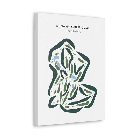 Albany Golf Club, Indiana - Printed Golf Courses