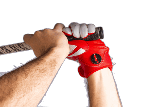 THE BYRD GOLF GLOVE - White/Red